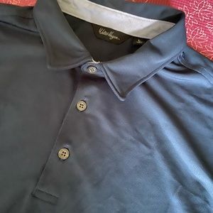 Navy Walter Hagen golf shirt